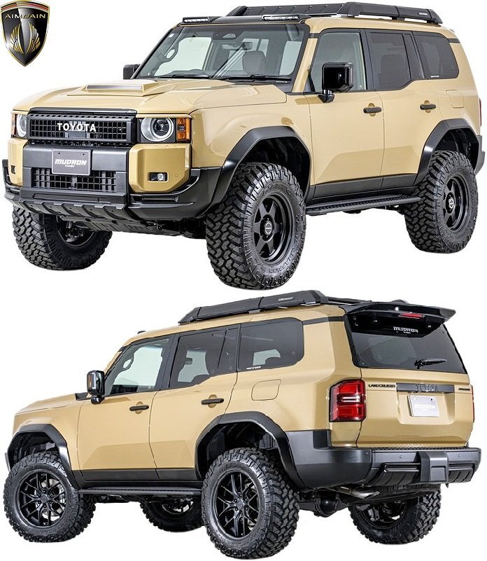 【M's】 250系 ランドクルーザー ランクル 前期 AIMGAIN MUDRON SPORT オーバーフェンダー 約35mmワイド エイムゲイン エアロ パーツ 部品_画像9