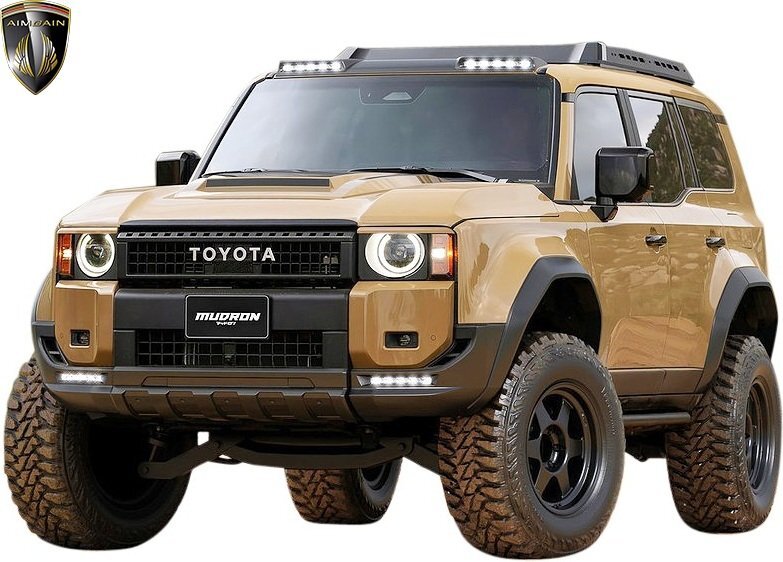 【M's】 250系 ランドクルーザー ランクル 前期 AIMGAIN MUDRON SPORT アイライン 左右 (丸目ランプ用) エイムゲイン エアロ パーツ 部品_画像5