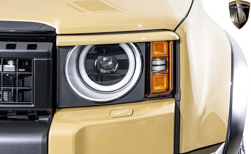 【M's】 250系 ランドクルーザー ランクル 前期 AIMGAIN MUDRON SPORT アイライン 左右 (丸目ランプ用) エイムゲイン エアロ パーツ 部品_画像1