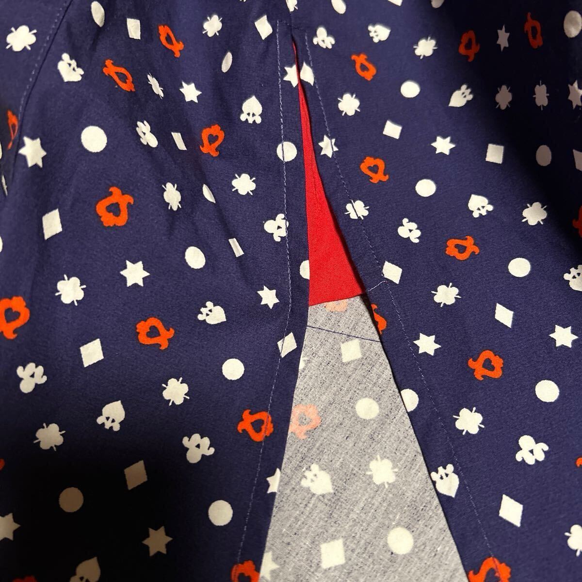 Machiko Jinto マチコジント　モノグラムシャツジャケット Mサイズ_画像5