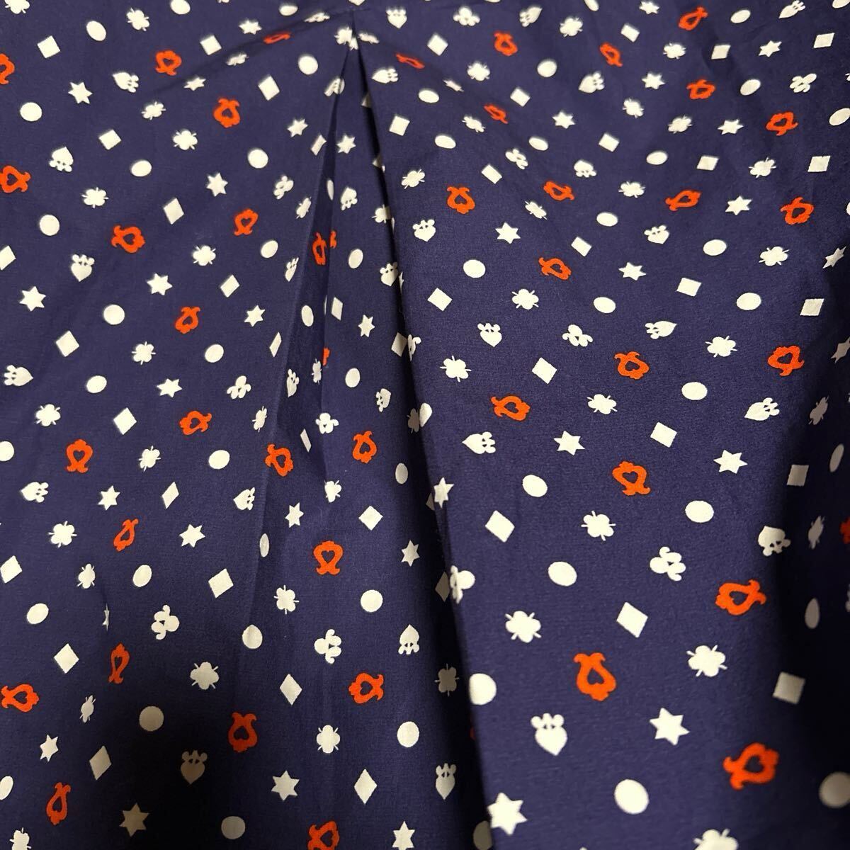 Machiko Jinto マチコジント　モノグラムシャツジャケット Mサイズ_画像6