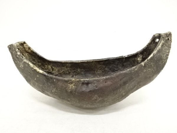 ys7296968; 宗sou 大樋焼　黒　吊舟　花入【道】