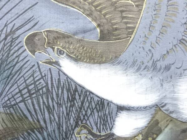 ys7306231; 宗sou 鷹に松模様男物長襦袢