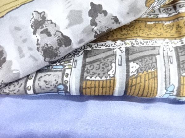ys7310275; 宗sou 破れ色紙に寺院模様男物長(zhǎng)襦袢【アンティーク】【著】