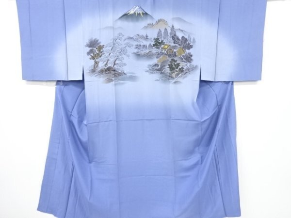 ys7310424; 宗sou 水車小屋風景模様男物長襦袢