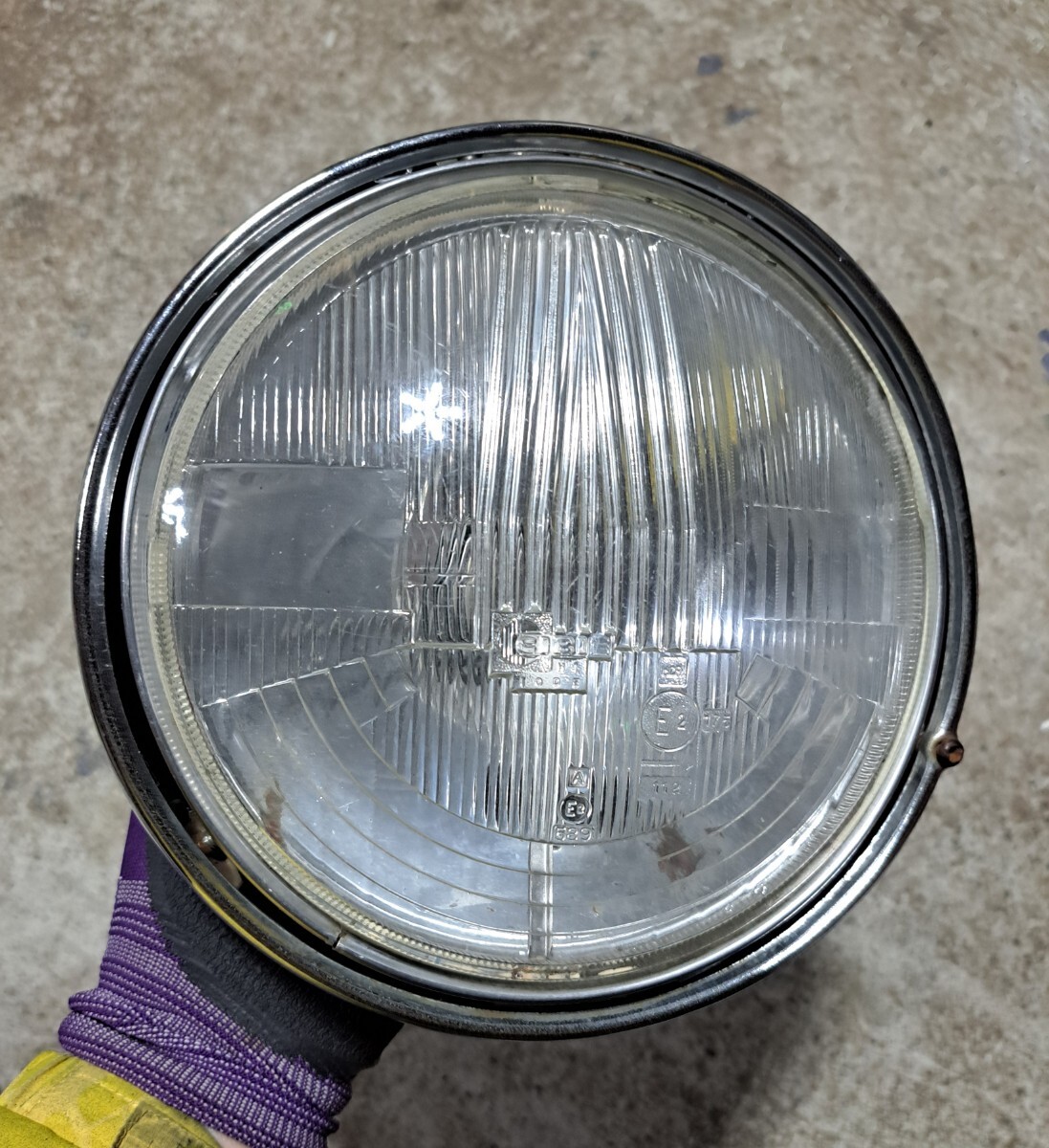 當(dāng)時(shí)物 ヤマハ シビエ ヘッドライト 180パイ メッキライトケース付き XJ400 XJ550 RZ250 RZ350 RZ250R RZ350R SR400 キジマ 外裝 シート