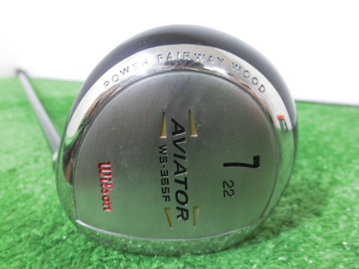 ?Wilson ウイルソン WS-365F 7W フェアウェイウッド 22°/純正 シャフト TOUR MAGIC FLEX-? G9743?
