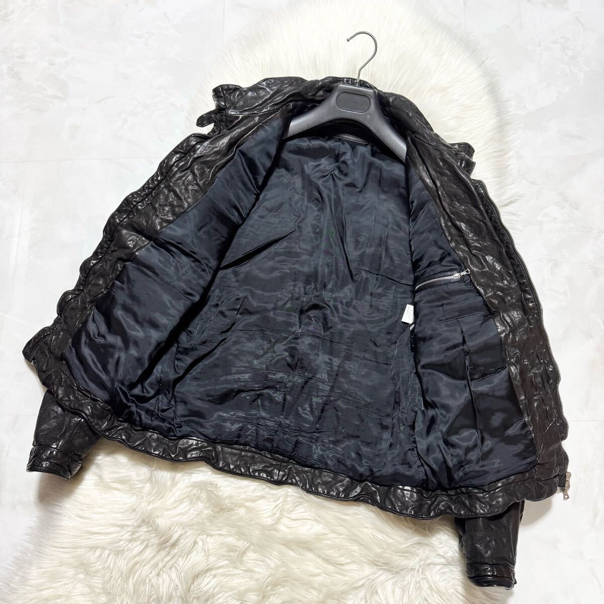 本物 極美品 名作 ニールバレット 中綿入り バッファロー レザー 本物 極美品 名作 ニールバレット 中綿入り バッファロー レザー