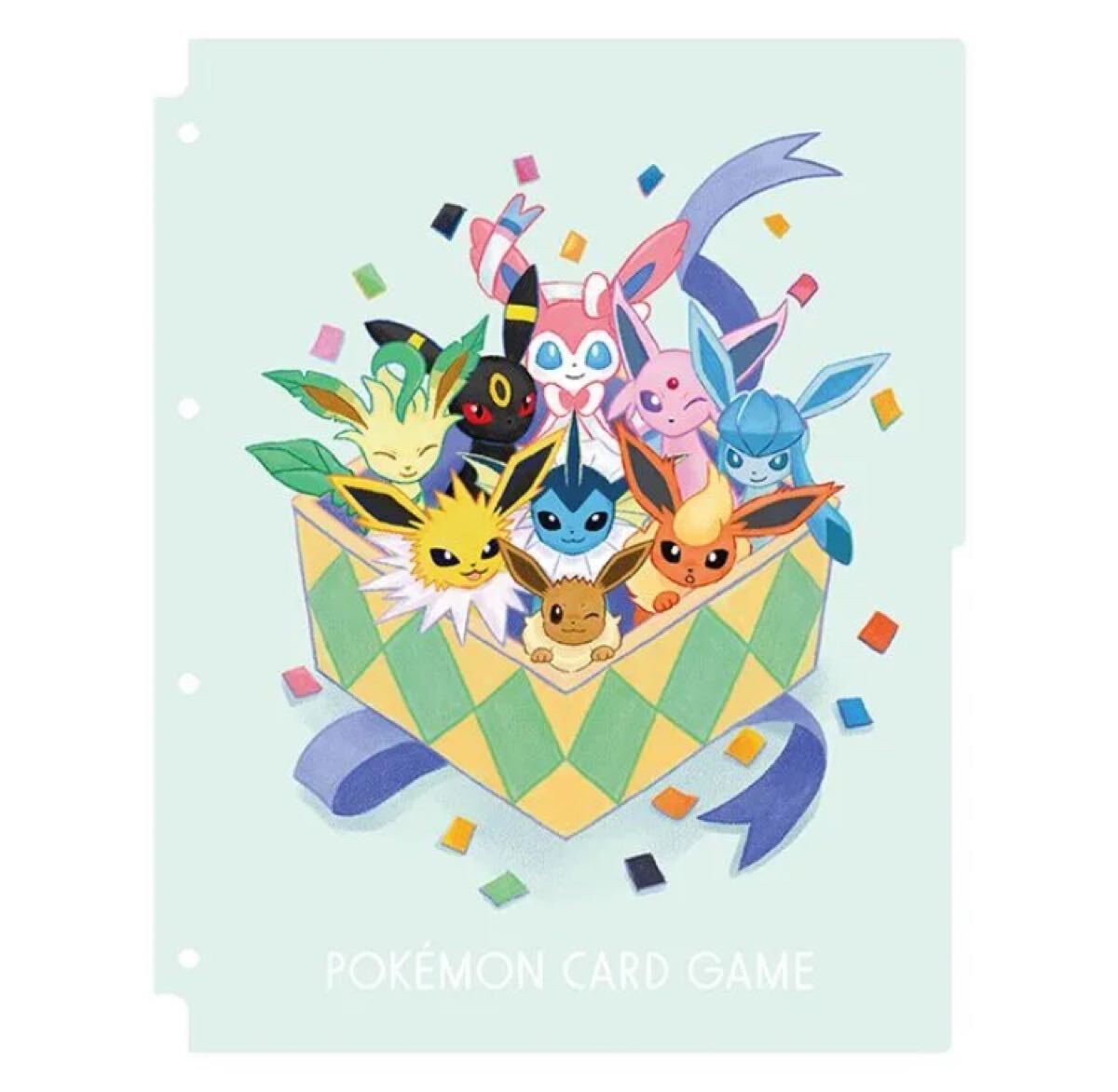 イーブイズ ポケモンカードゲーム コレクションリフィル コレクションファイル　イーブイ大集合　Eievui