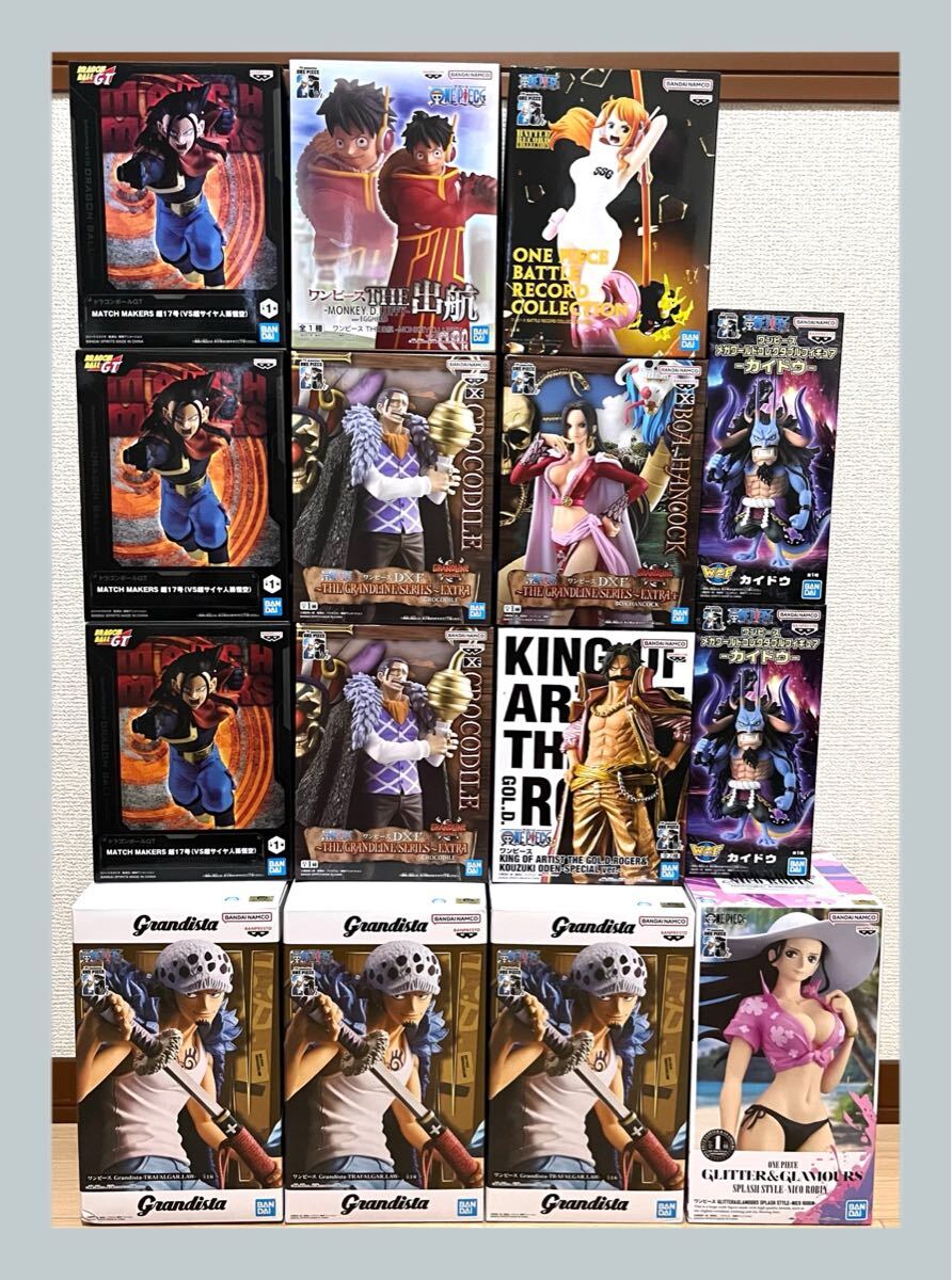 ワンピース　ドラゴンボール　フィギュア　まとめ売り　プライズ　15点セット