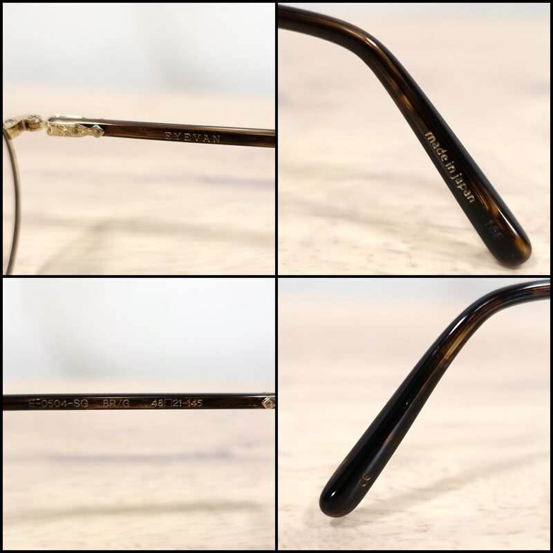 EYEVAN E-504-SG BR/G Eyeglasses 48□21-145 Made in Japan | eBay EYEVAN E-504-SG BR/G Eyeglasses 48□21-145 Made in Japan | eBay