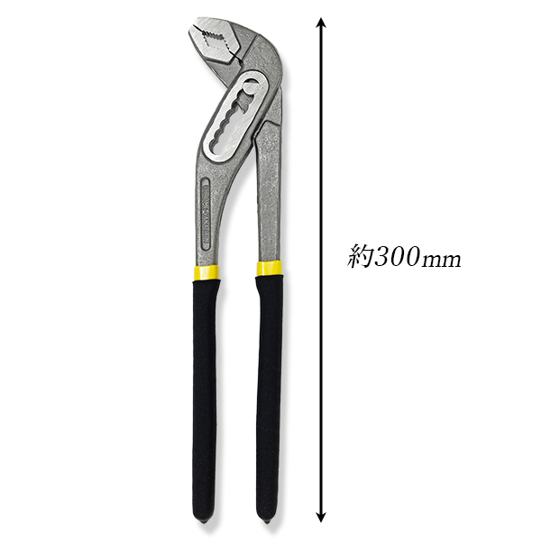 プライヤー D4ウォーターポンププライヤー 約300mm(12インチ) プライヤ 送料無料