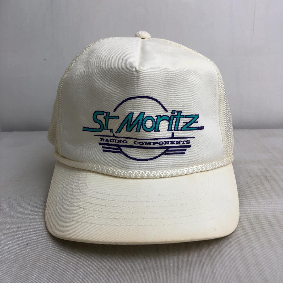 キャップ　メッシュキャップ　トラッカーキャップ　St.Morits ホワイト 白