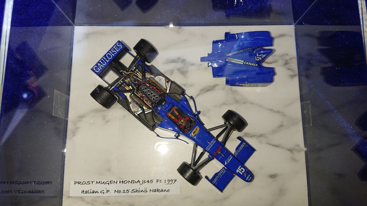 1/43 PROST (Ligier) MUGEN HONDA Js45 F1 1997 ITALIAN G.P #15 средний . доверие . Prost Rige . Mugen Honda осмотр 1/18 конечный продукт Alain * Prost 