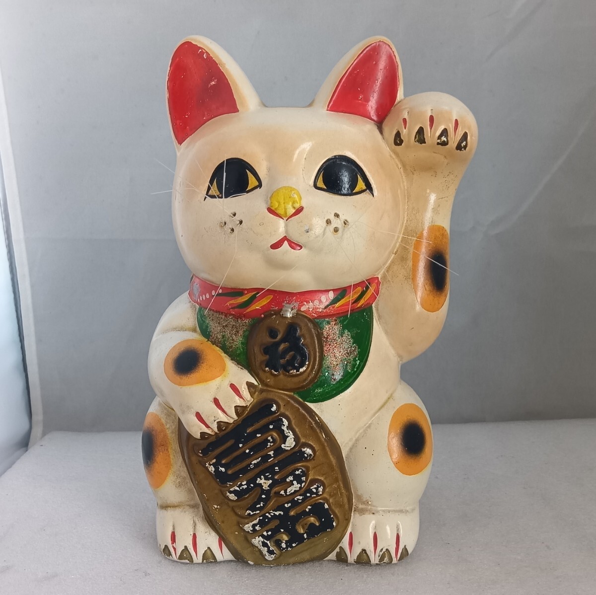 招き猫 貯金箱 陶器 縁起物 商売繁盛 置物 開運 昭和レトロ 招き猫 貯金箱 陶器 縁起物 商売繁盛 置物 開運 昭和レトロ