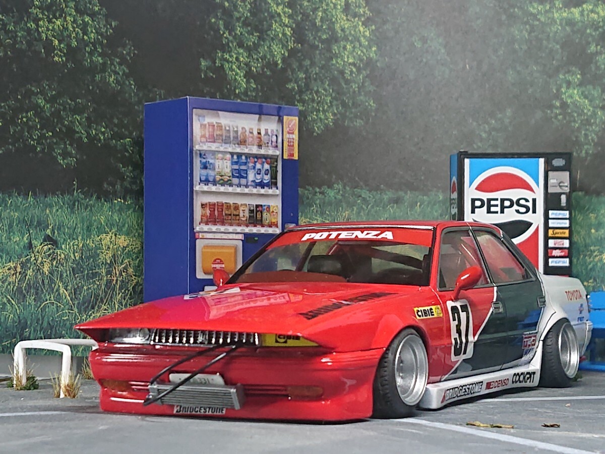 1/24アオシマGX81クレスタ 街道レーサー ロングノーズ 1/24アオシマGX81クレスタ 街道レーサー ロングノーズ