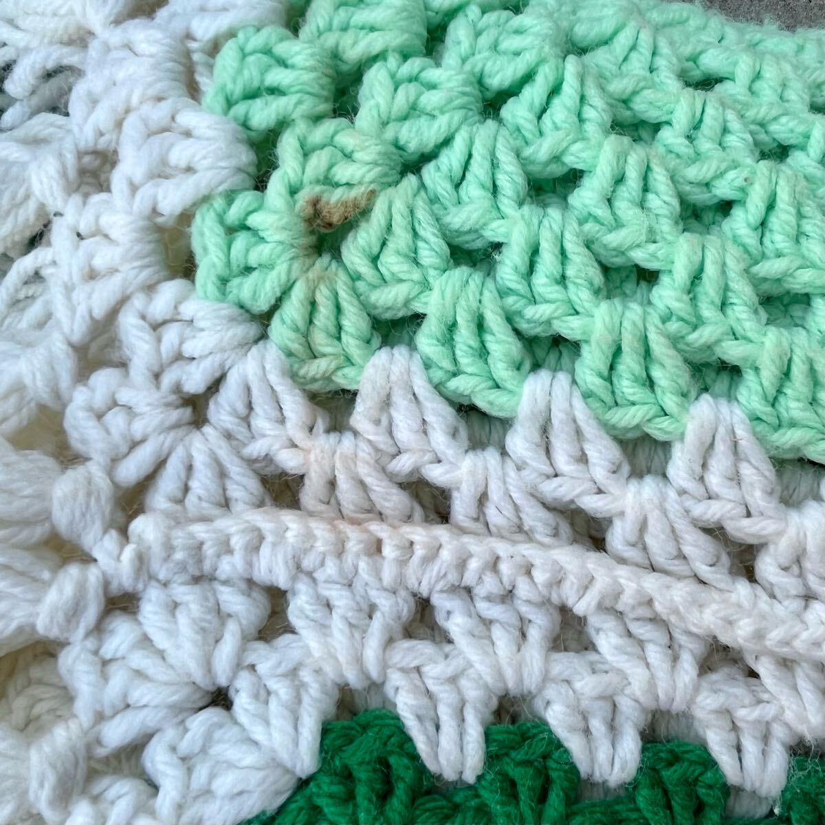 Granny Blanket Square motif greengla колено покрывало ske узор America Vintage 