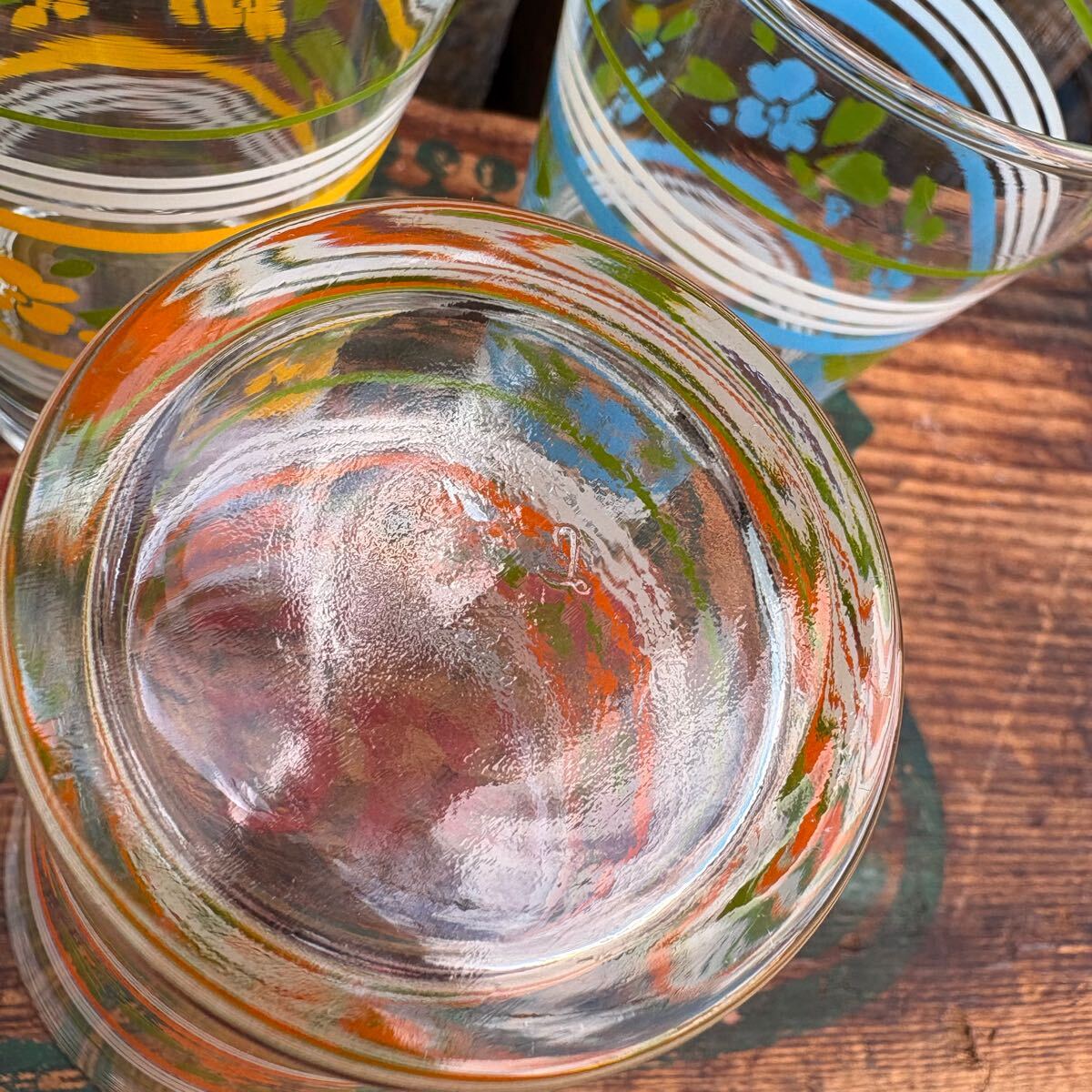 【1970s USA vintage】Libbey glass set リビー グラス コップ セット アメリカ ビンテージ 