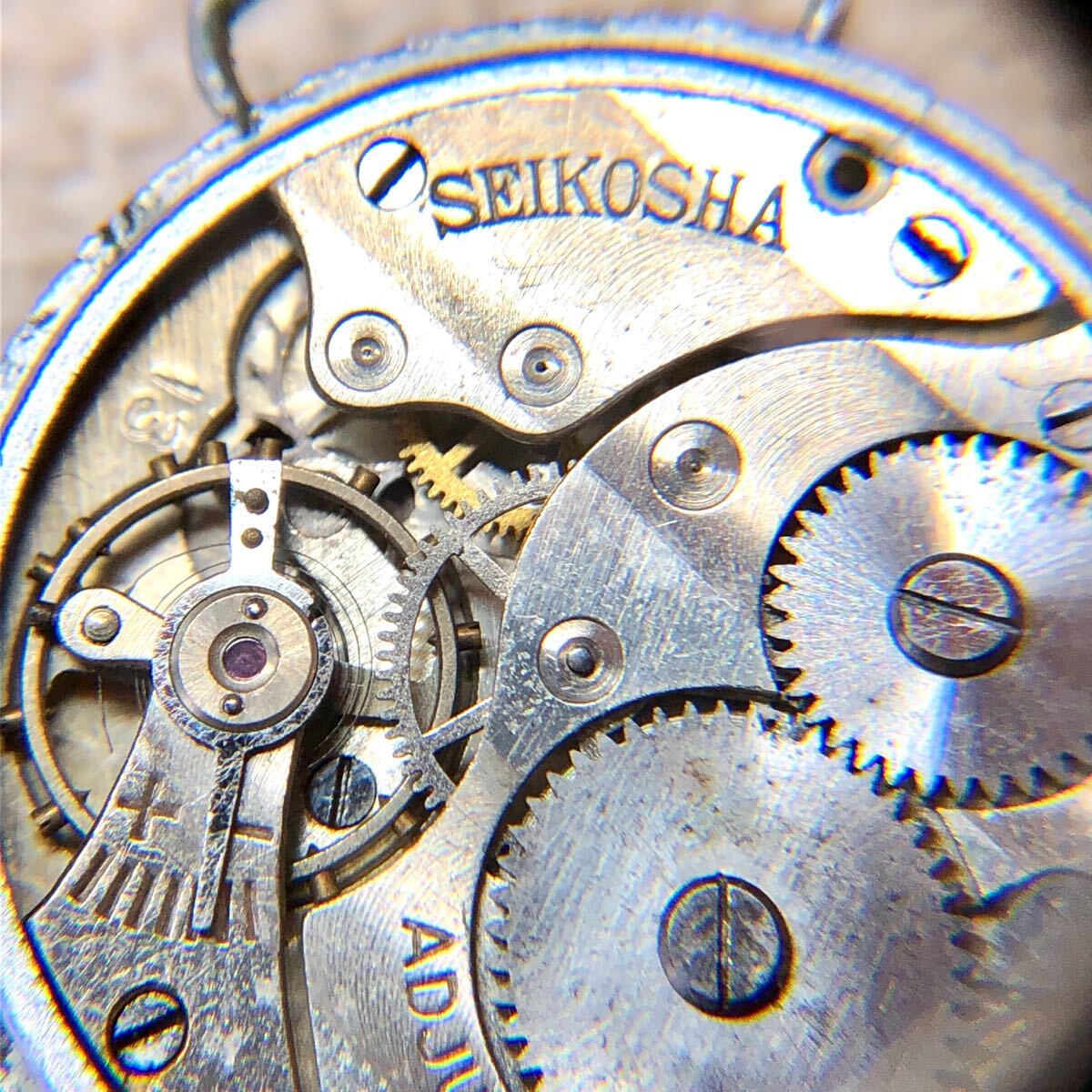 貴重 1920年代 精工舎 SEIKOSHA モリス型 MOERIS 9型 7石 貴重 1920年代 精工舎 SEIKOSHA モリス型 MOERIS 9型 7石