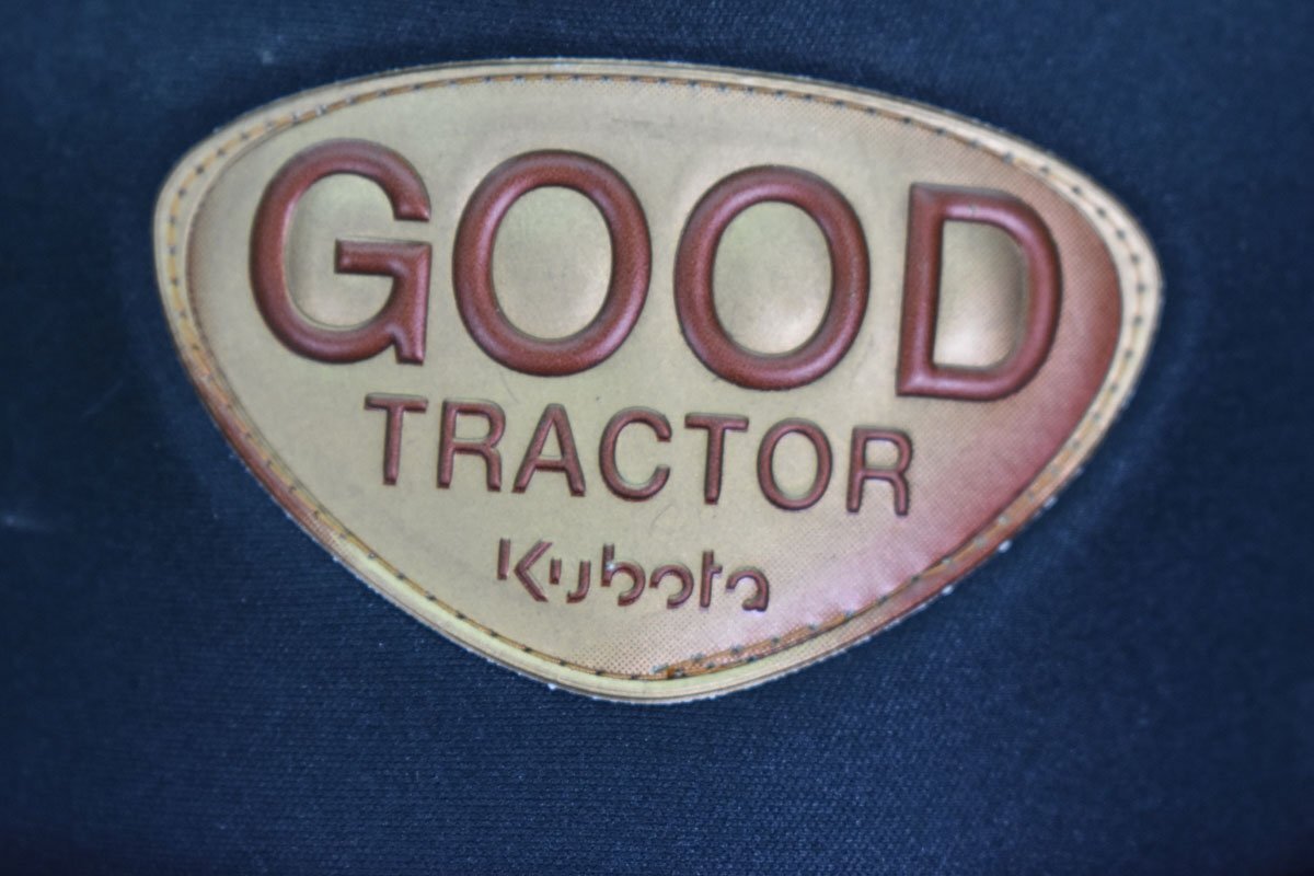 未使用 Kubota GOOD TARACTOR 帽子 ブラック フリーサイズ56cm～ [農(nóng)業(yè)][クボタ][トラクター][キャップ][黒][非売品][企業(yè)物][レトロ]1