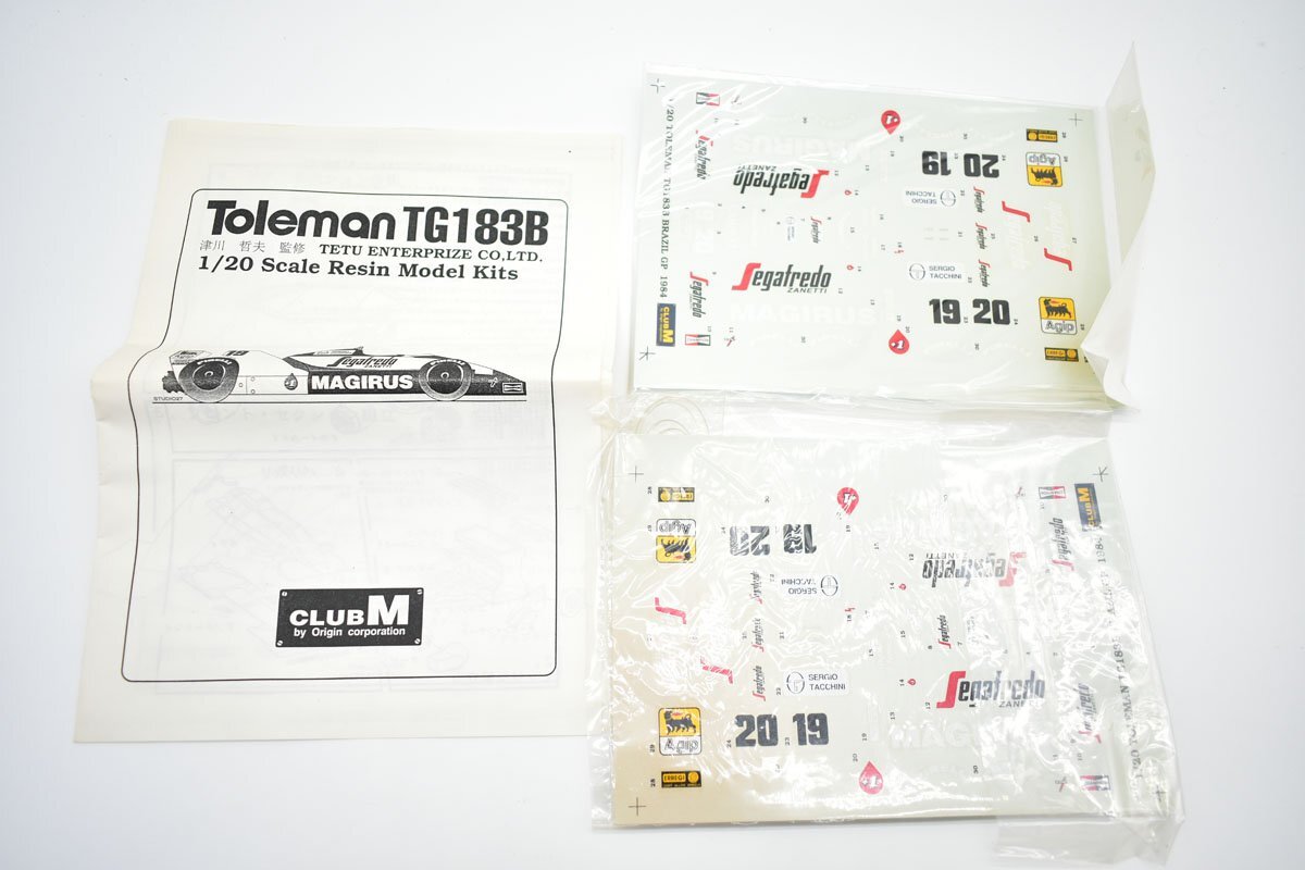 CLUB M 1/20 Toleman TG183B ガレージキット 製作途中[クラブM CLUB M 1/20 Toleman TG183B ガレージキット 製作途中[クラブM