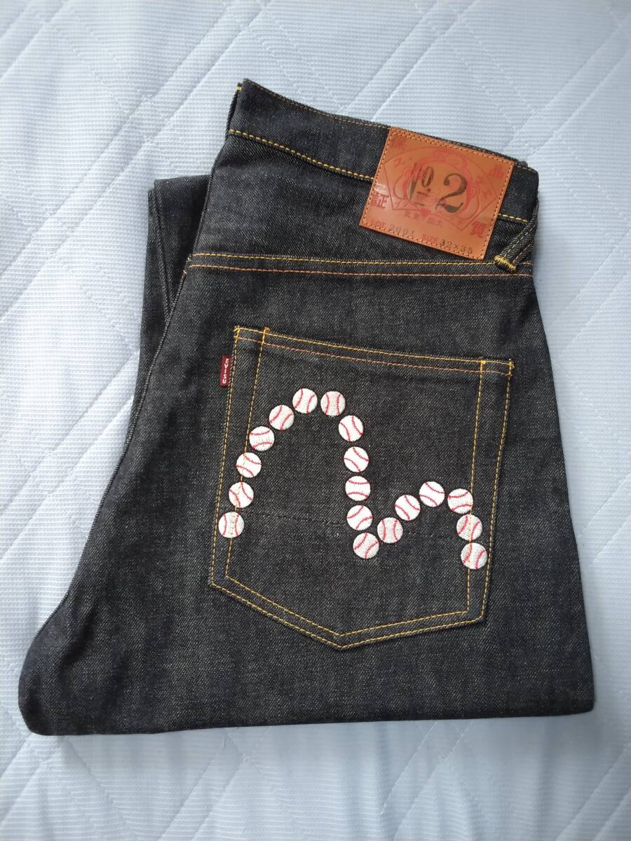 エビスジーンズ エヴィス EVISU JEANS 2001 No.2 野球 ボール 虎 エビスジーンズ エヴィス EVISU JEANS 2001 No.2 野球 ボール 虎
