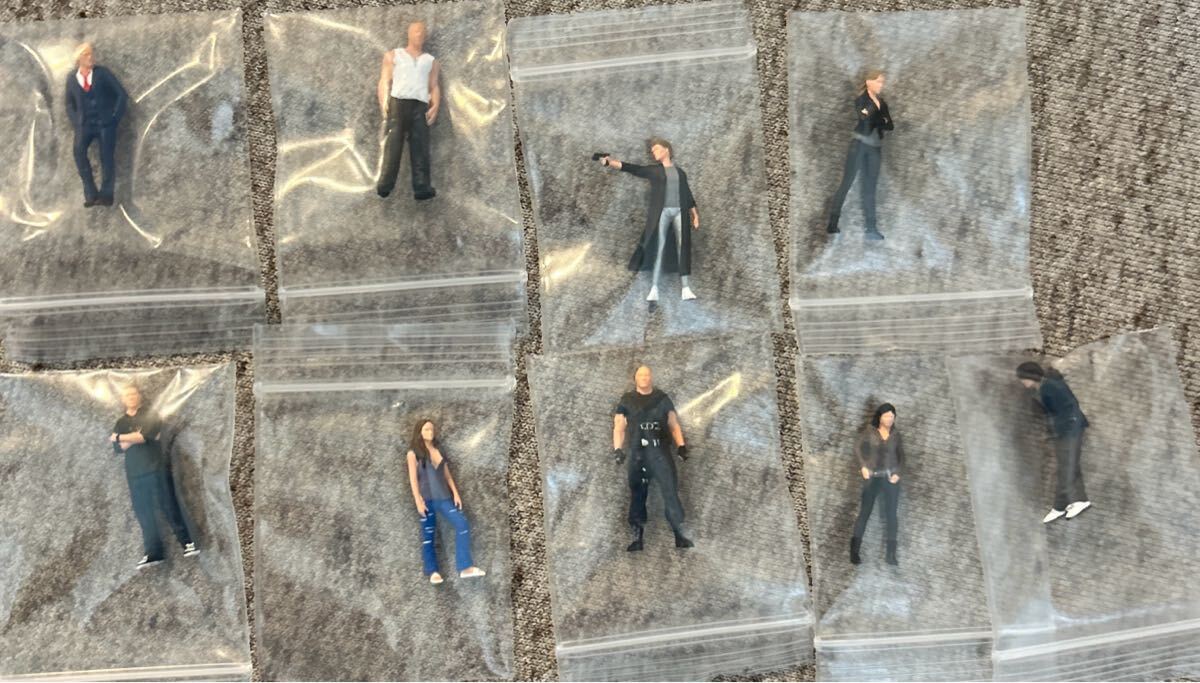 【最終価格❗️】ワイルドスピード 1/64フィギュア9体セット ワイルドスピード 1/64フィギュア9体セット その他