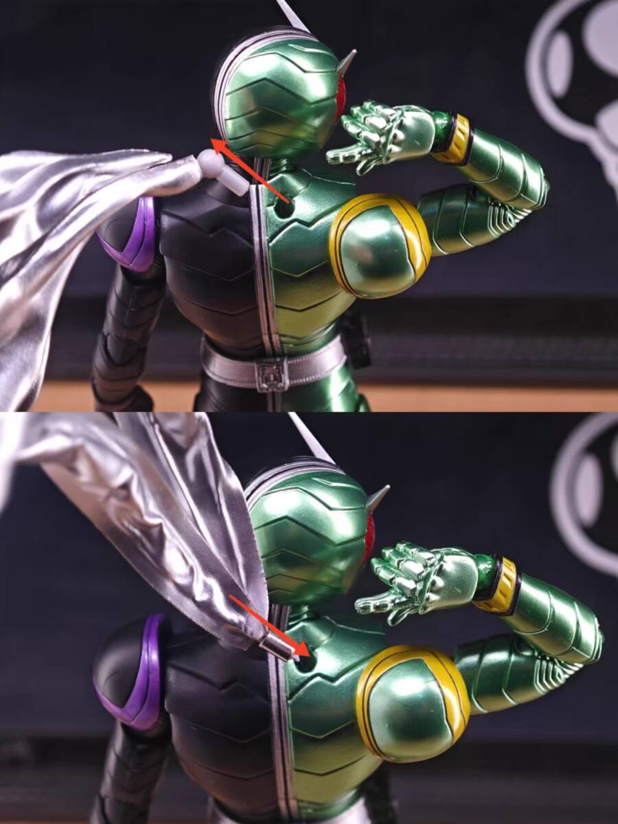 S.H.Figuarts真骨彫仮面ライダーW 風都探偵 布製マフラー 長短 S.H.Figuarts真骨彫仮面ライダーW 風都探偵 布製マフラー 長短