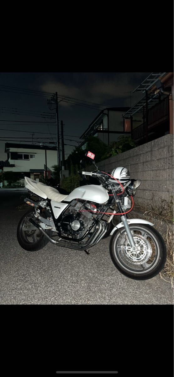 CB400SF NC31 外装セット パールホワイト CBX 羽テール(ホンダ用 CB400SF NC31 外装セット パールホワイト CBX 羽テール(ホンダ用