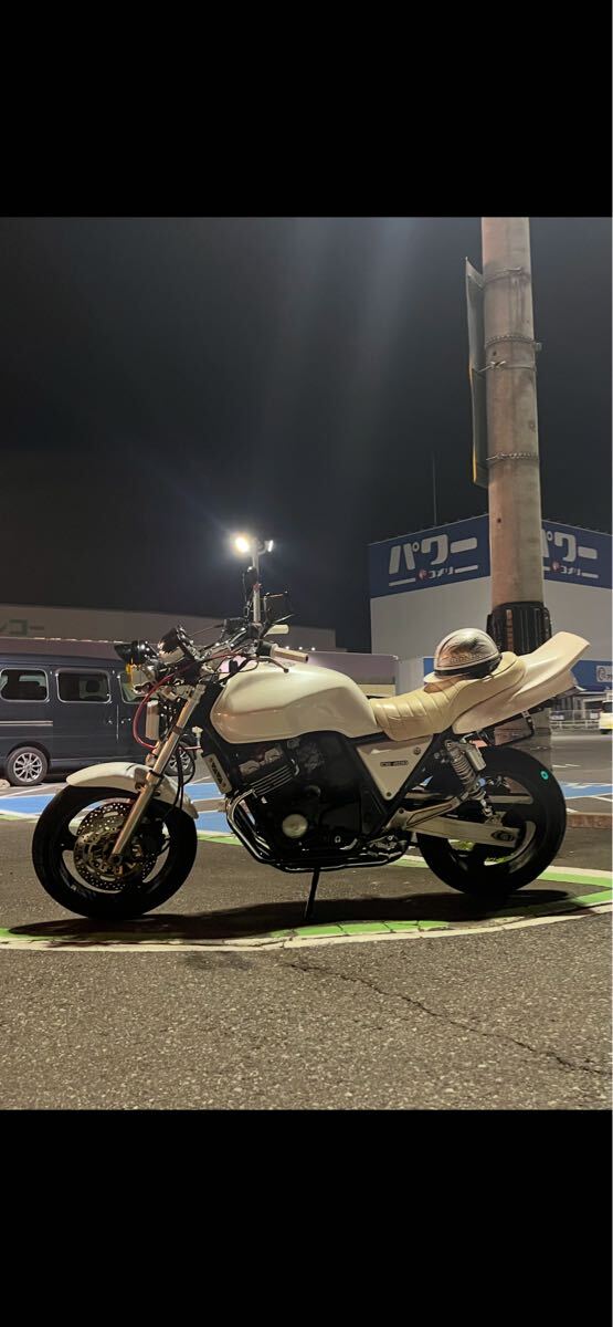 CB400SF NC31 外装セット パールホワイト CBX 羽テール(ホンダ用 CB400SF NC31 外装セット パールホワイト CBX 羽テール(ホンダ用