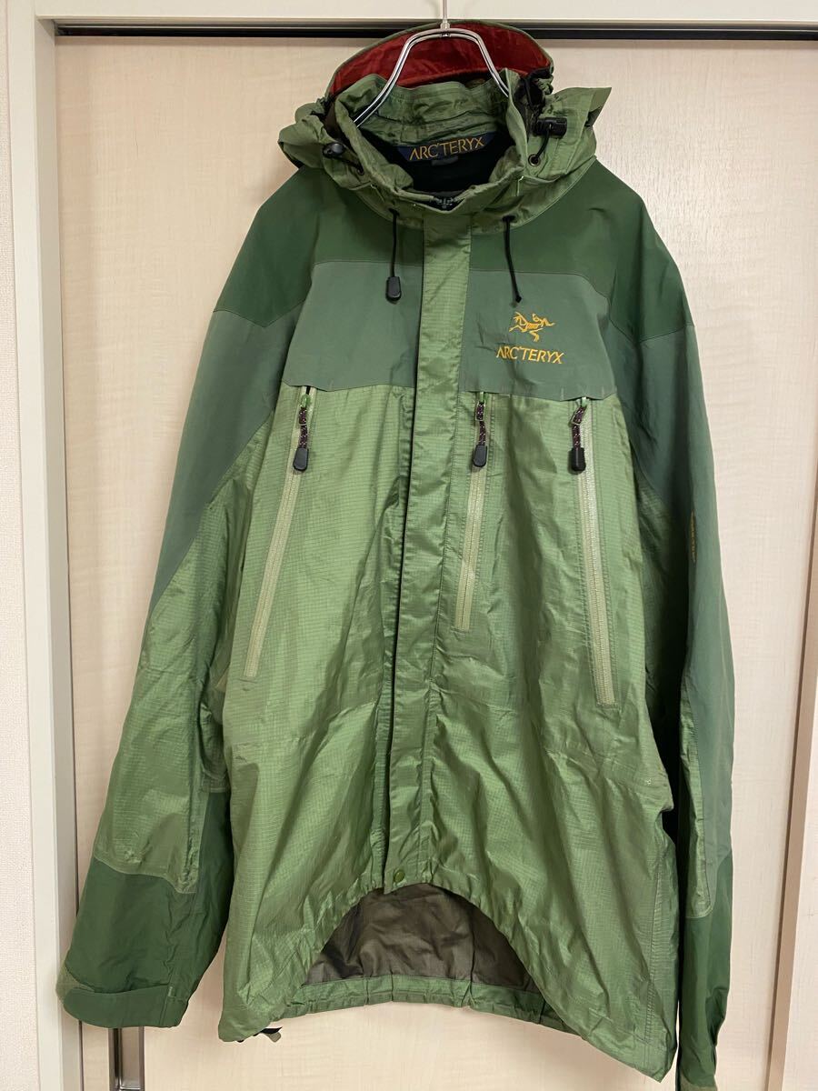 名作 絶版 金ロゴ 刺繍 Arcteryx Jacket1998 アークテリクス