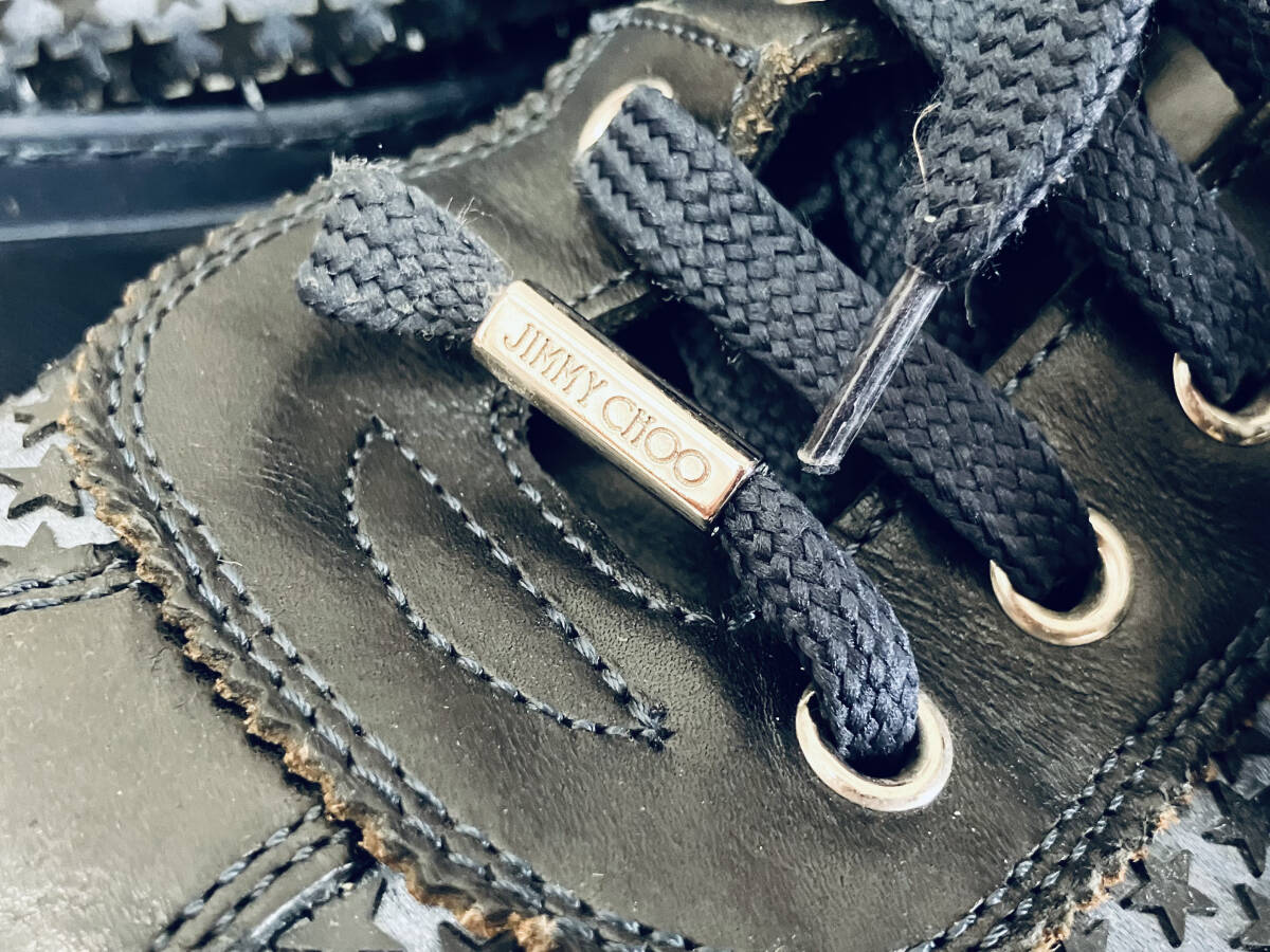  перевод есть * прекрасный товар *JIMMY CHOO/ Jimmy Choo * - ikatto спортивные туфли / обувь *43* темно-синий / темно-синий / эмаль * высшая оценка. звезда пустой / звезда / Star * мужчина / мужской 
