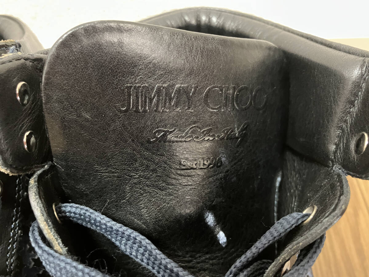  перевод есть * прекрасный товар *JIMMY CHOO/ Jimmy Choo * - ikatto спортивные туфли / обувь *43* темно-синий / темно-синий / эмаль * высшая оценка. звезда пустой / звезда / Star * мужчина / мужской 