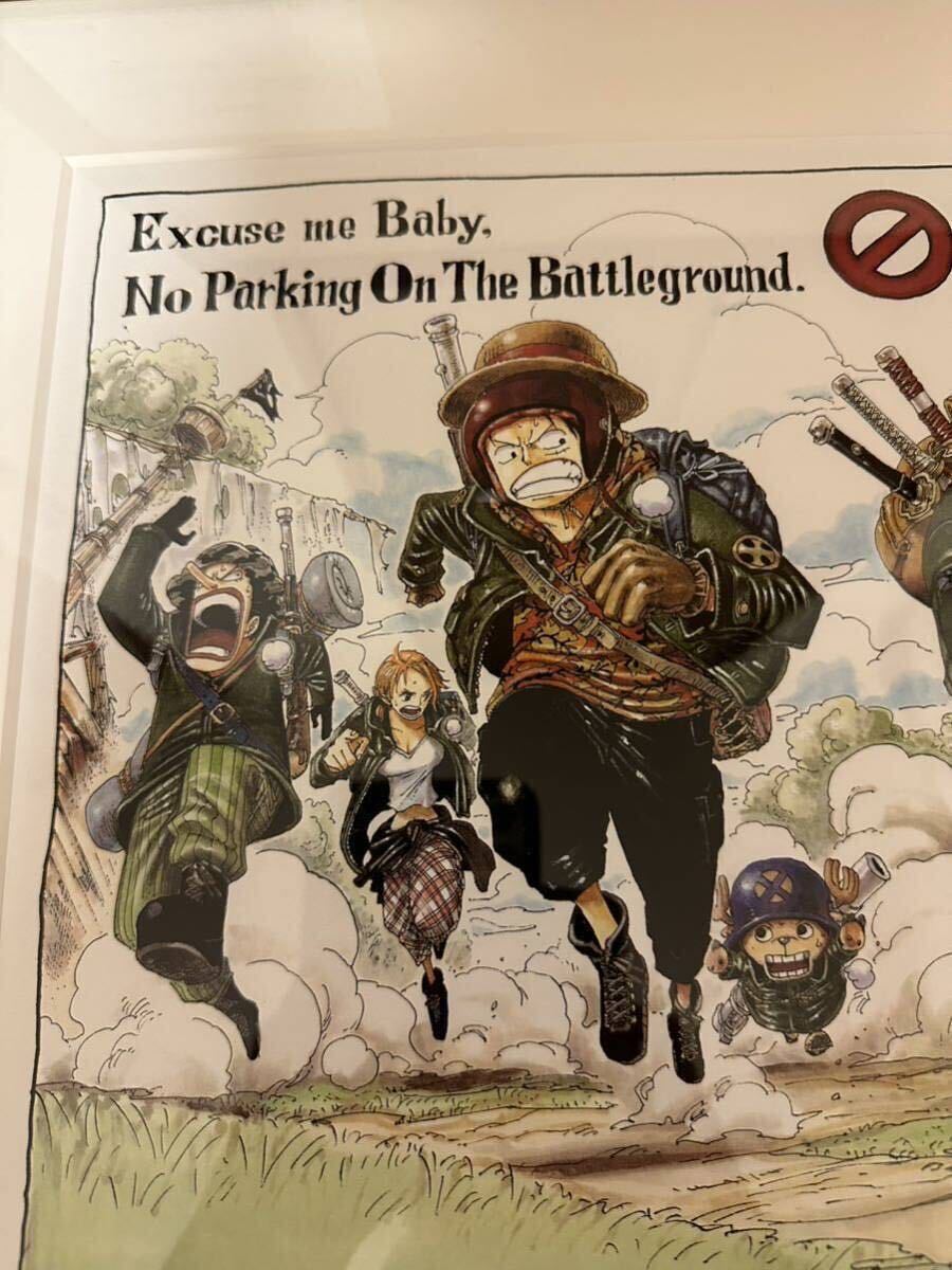 美品 尾田栄一郎 ONE PIECE/ワンピース 複製原画 直筆サイン入り 美品 尾田栄一郎 ONE PIECE/ワンピース 複製原画 直筆サイン入り
