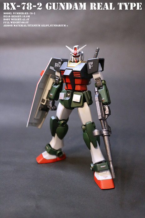 ★1/144 EG ガンダム（リアルタイプカラー） 塗装改造完成品