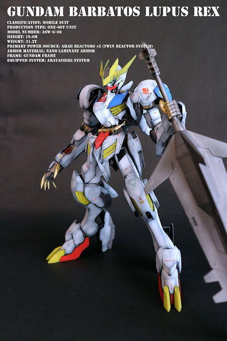 ★1/100 FM ガンダムバルバトスルプスレクス 塗装改造完成品