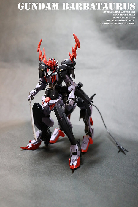 ★1/144 HGIBO ガンダムバルバタウロス 全塗装改造完成品
