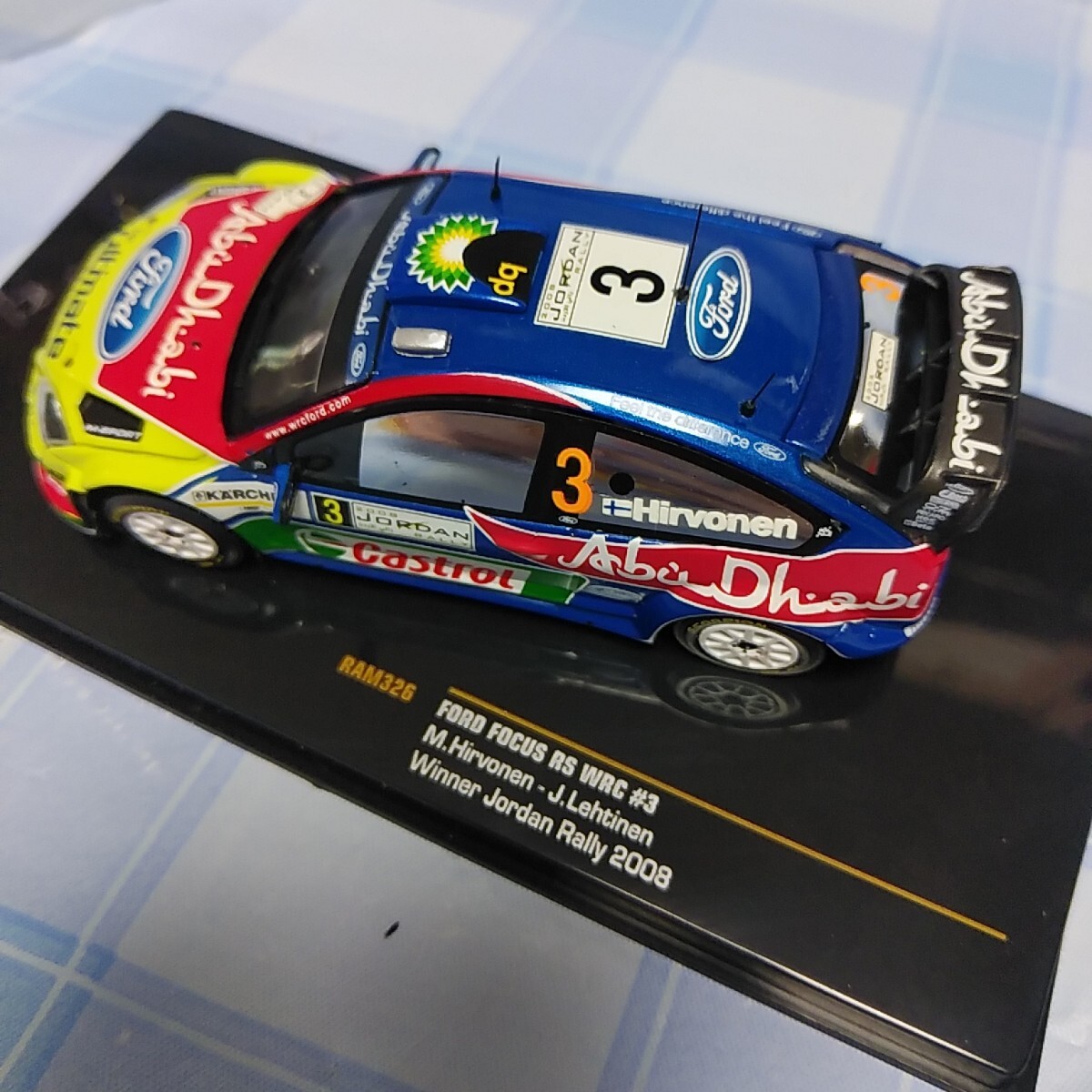 ixo Ixo миникар FORD Focus RS WRC #3 Winner Jordan Rally 2008 Ford Focus Rally очень редкий рейсинг