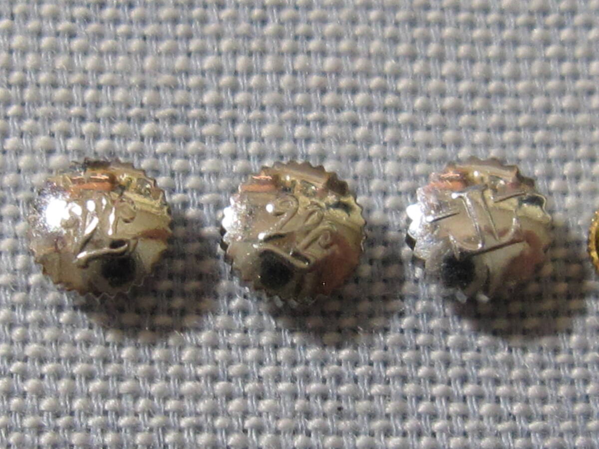 他部品90 外国時計竜頭5個_画像2