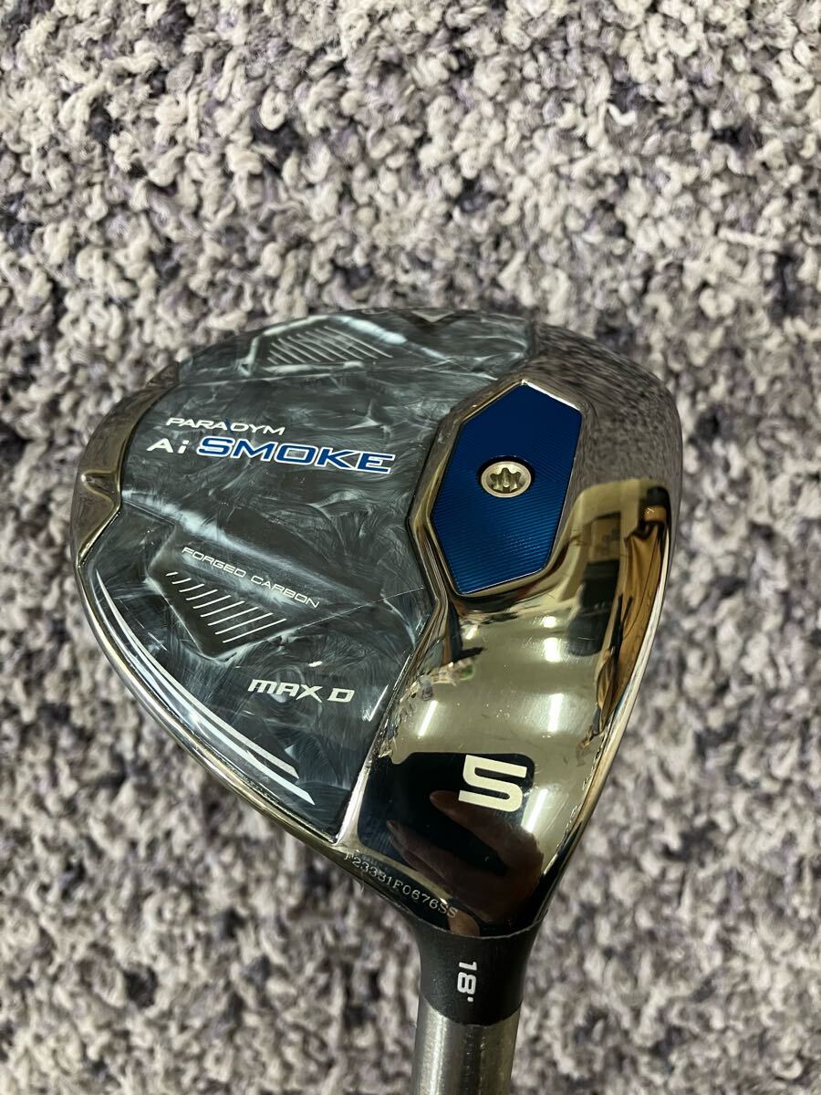 キャロウェイパラダイムAiスモークMAX D 5W 18° テンセイ50 for キャロウェイパラダイムAiスモークMAX D 5W 18° テンセイ50 for