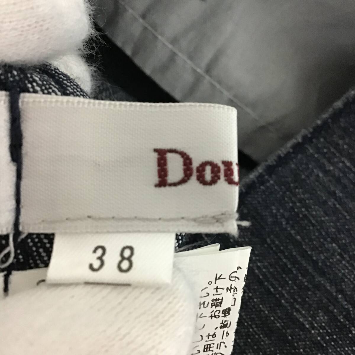 A485◇DOUBLE|ドゥーブル デニムパンツ インディゴブルー サイズM_画像6