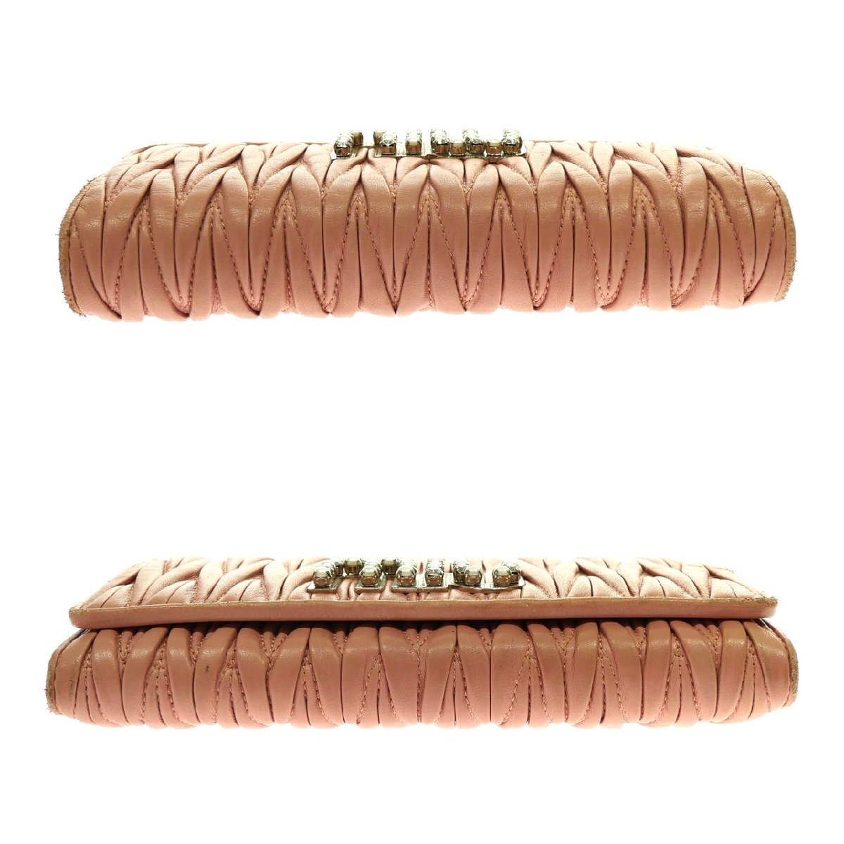 1円 miumiu ミュウミュウ マテラッセ レザー 2WAY クロスボディ ショルダーバッグ ハンドバッグ レディース ブラック系 AK2709ｍN 1円 miumiu ミュウミュウ マテラッセ レザー 2WAY ハンドバッグ トート