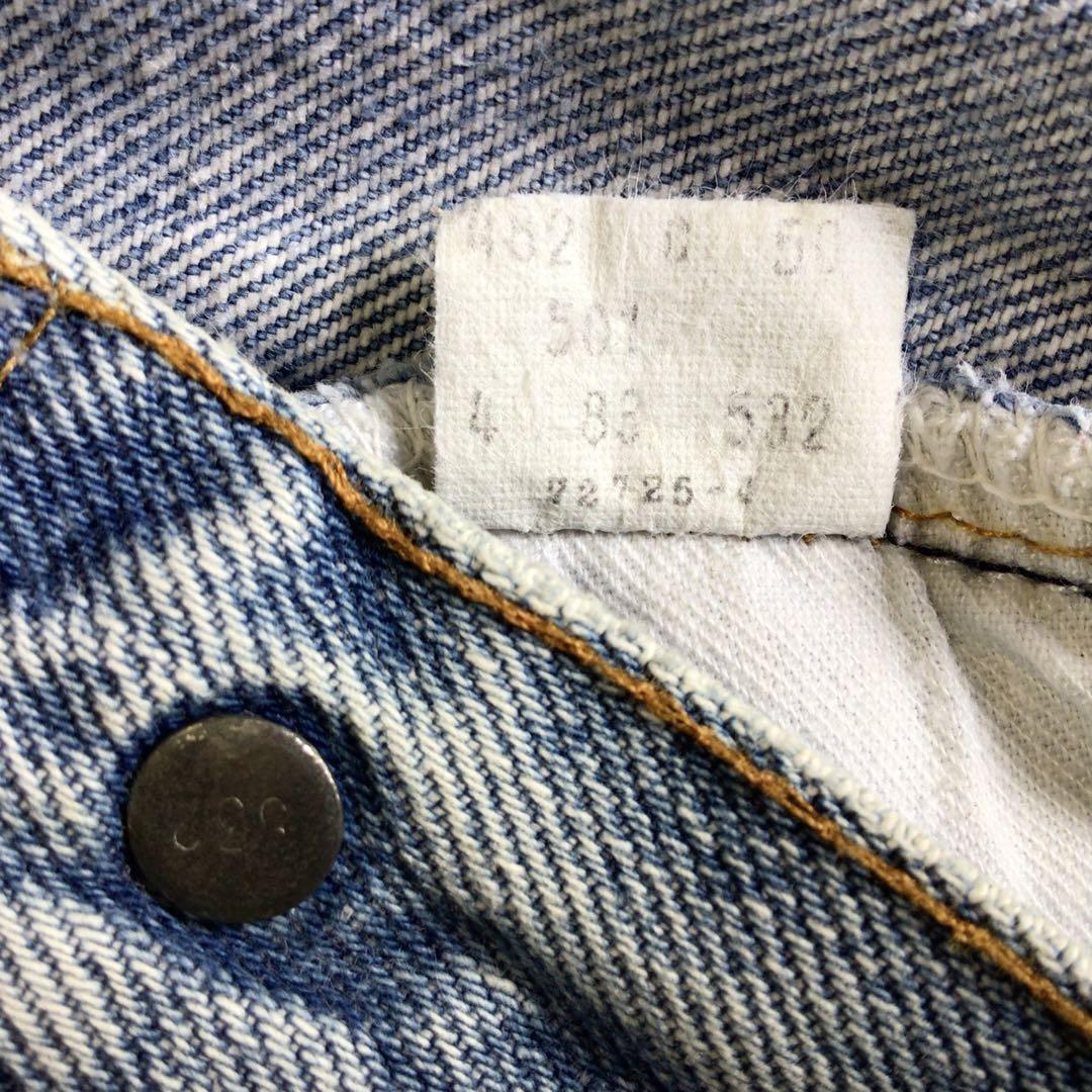 83年USA製リーバイス501 W33 股下77cm 黒カン 内股シングル 83年USA製リーバイス501 W33 股下77cm 黒カン 内股シングル