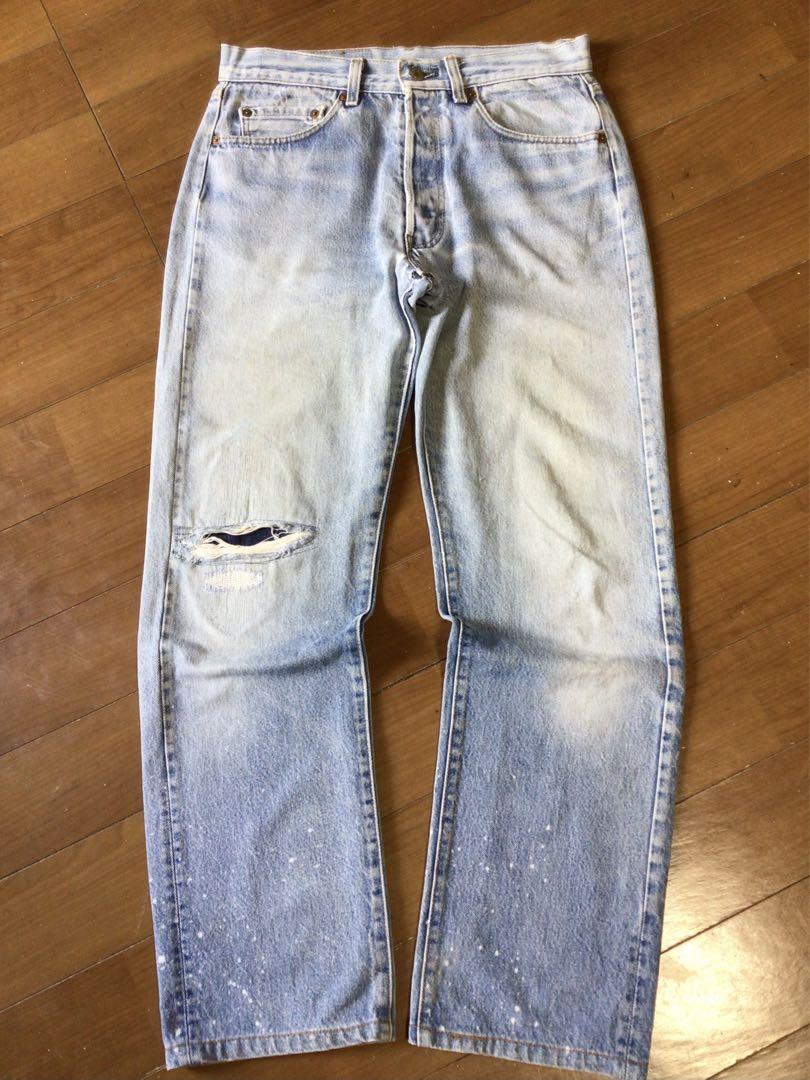 83年USA製リーバイス501 W33 股下77cm 黒カン 内股シングル 83年USA製リーバイス501 W33 股下77cm 黒カン 内股シングル