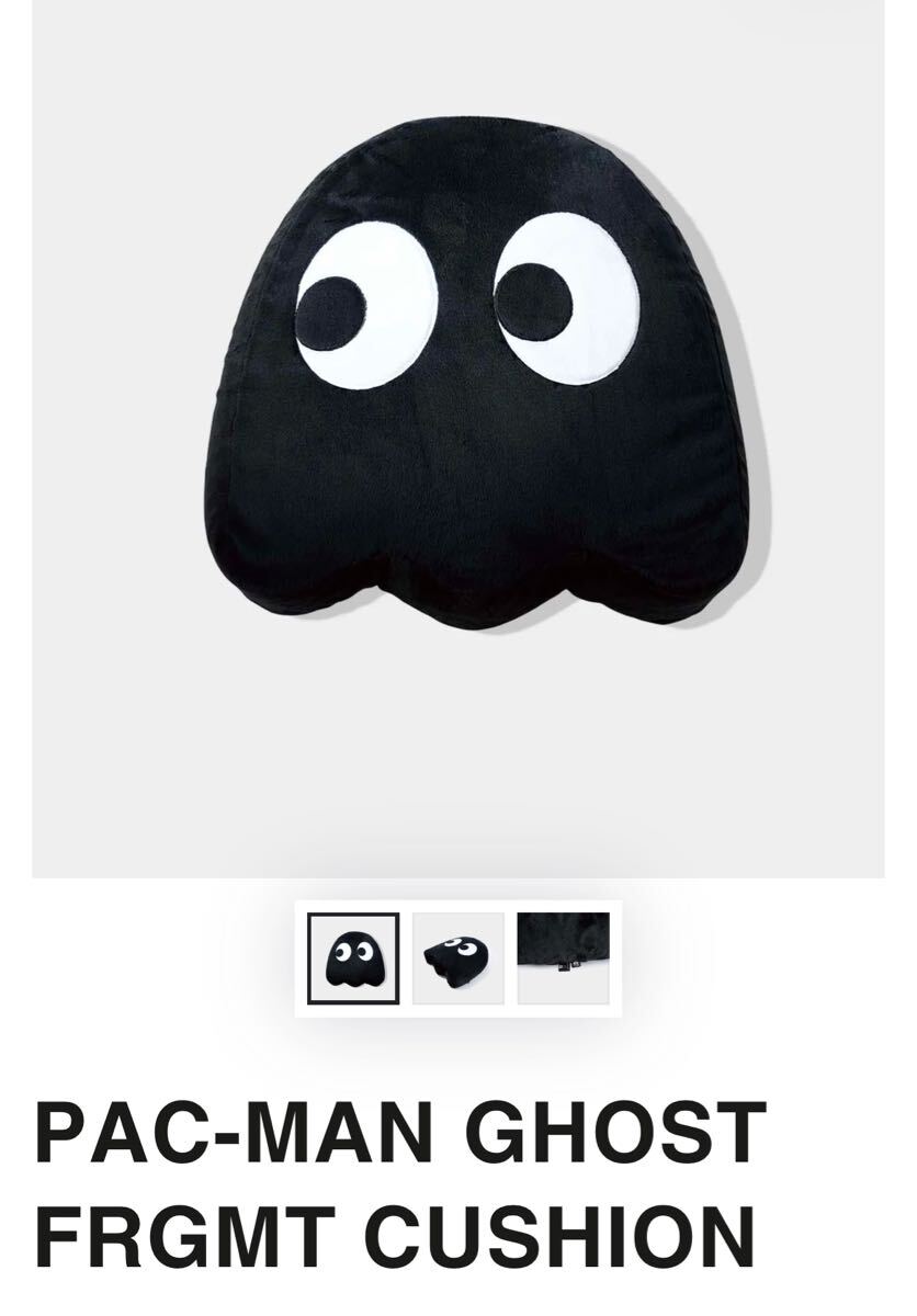 PAC-MAN GHOST FRGMT FRAGMENT CUSHION BLACKパックマン PAC-MAN GHOST FRGMT FRAGMENT CUSHION BLACKパックマン