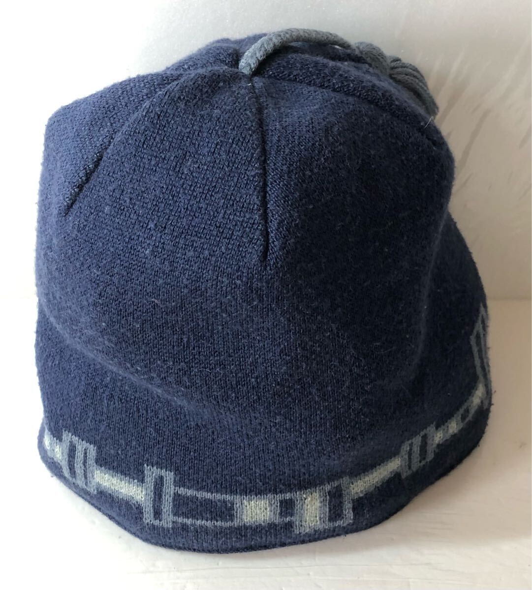 パタゴニア patagonia ニット帽 Mサイズ ネイビー