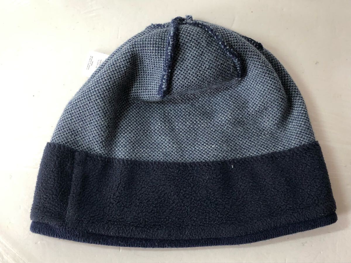 パタゴニア patagonia ニット帽 Mサイズ ネイビー