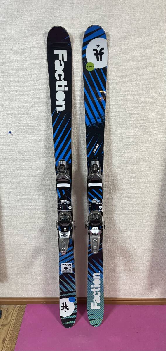【メーカー包装済】 中古 Fction ファクション スキー板 KENNEDY 163cm（2025年最新 スキー