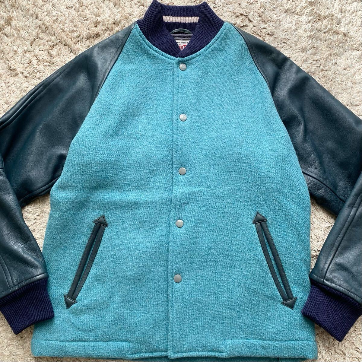 極美品○ポールスミス×ハリスツイード スタジャン 切替 極美品○ポールスミス×ハリスツイード スタジャン 切替
