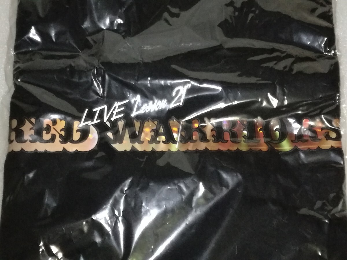 【新品・未開封・レア品】 RED WARRIORS レッド・ウォーリアーズ LIVE “Lesson21” 付属特典Tシャツ (M)サイズ_画像2